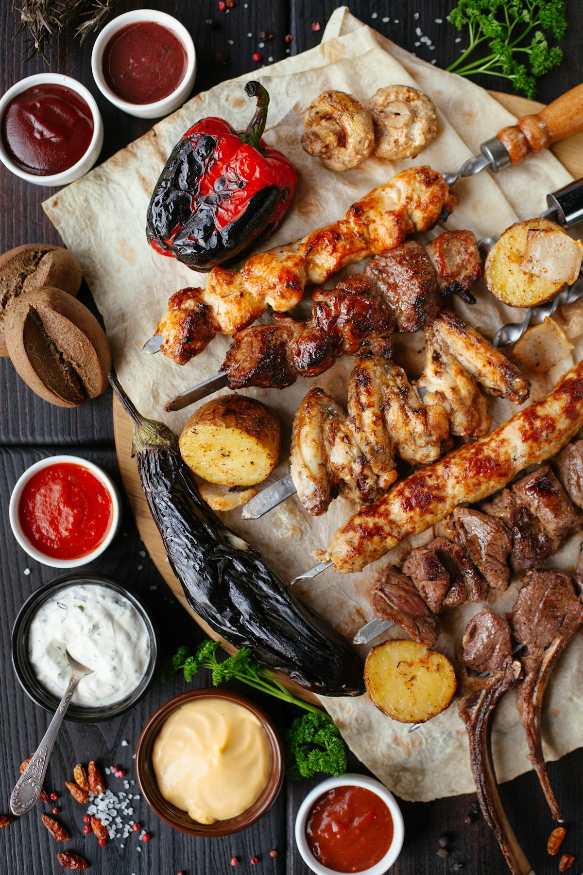 Cơm sườn BBQ