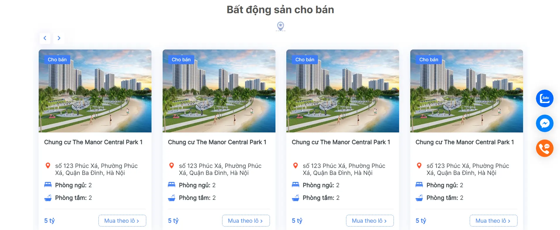 Giao diện website chuyên nghiệp, trực quan