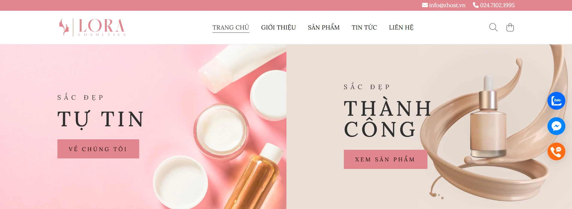 Thiết kế ấn tượng, tinh tế theo xu hướng làm đẹp