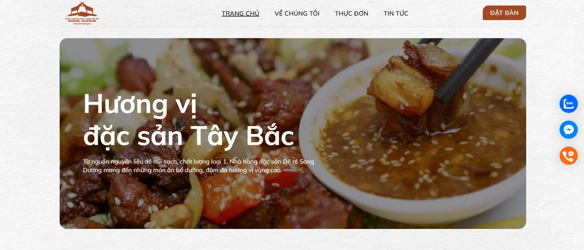 Website với phong cách thiết kế ấm cúng, tinh tế