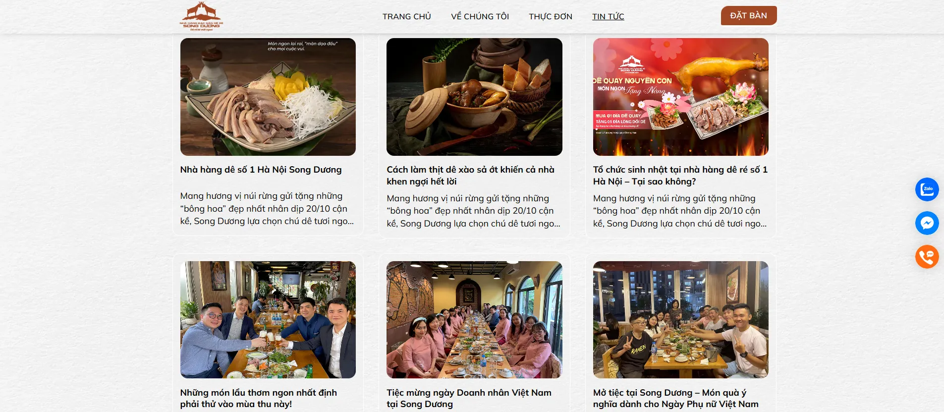 Tích hợp trang blog cung cấp thông tin hữu ích