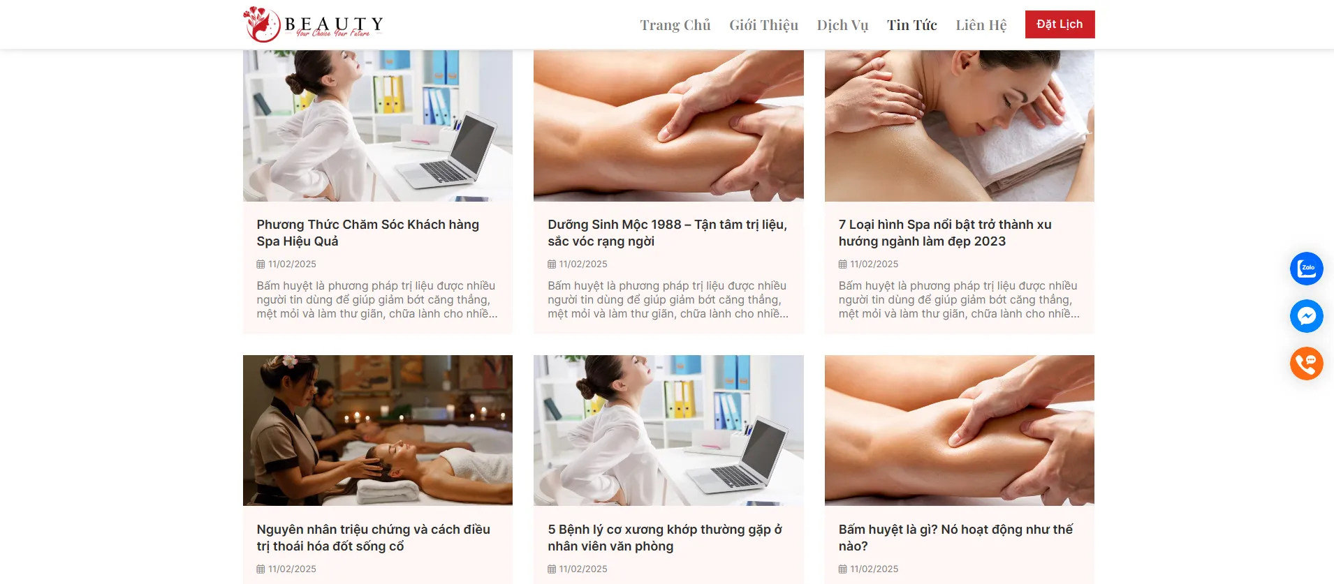 Tin tức ngành spa và làm đẹp cung cấp thường xuyên