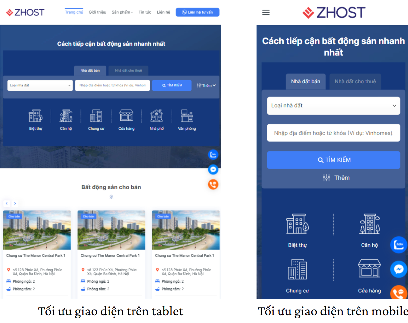 Tối ưu giao diện chuẩn responsive