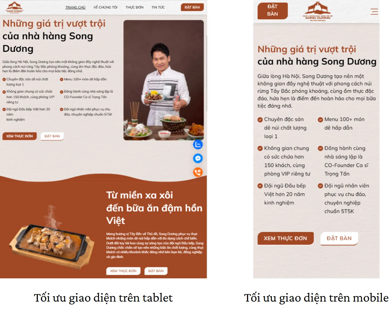 Website tối ưu hiển thị trên mọi thiết bị