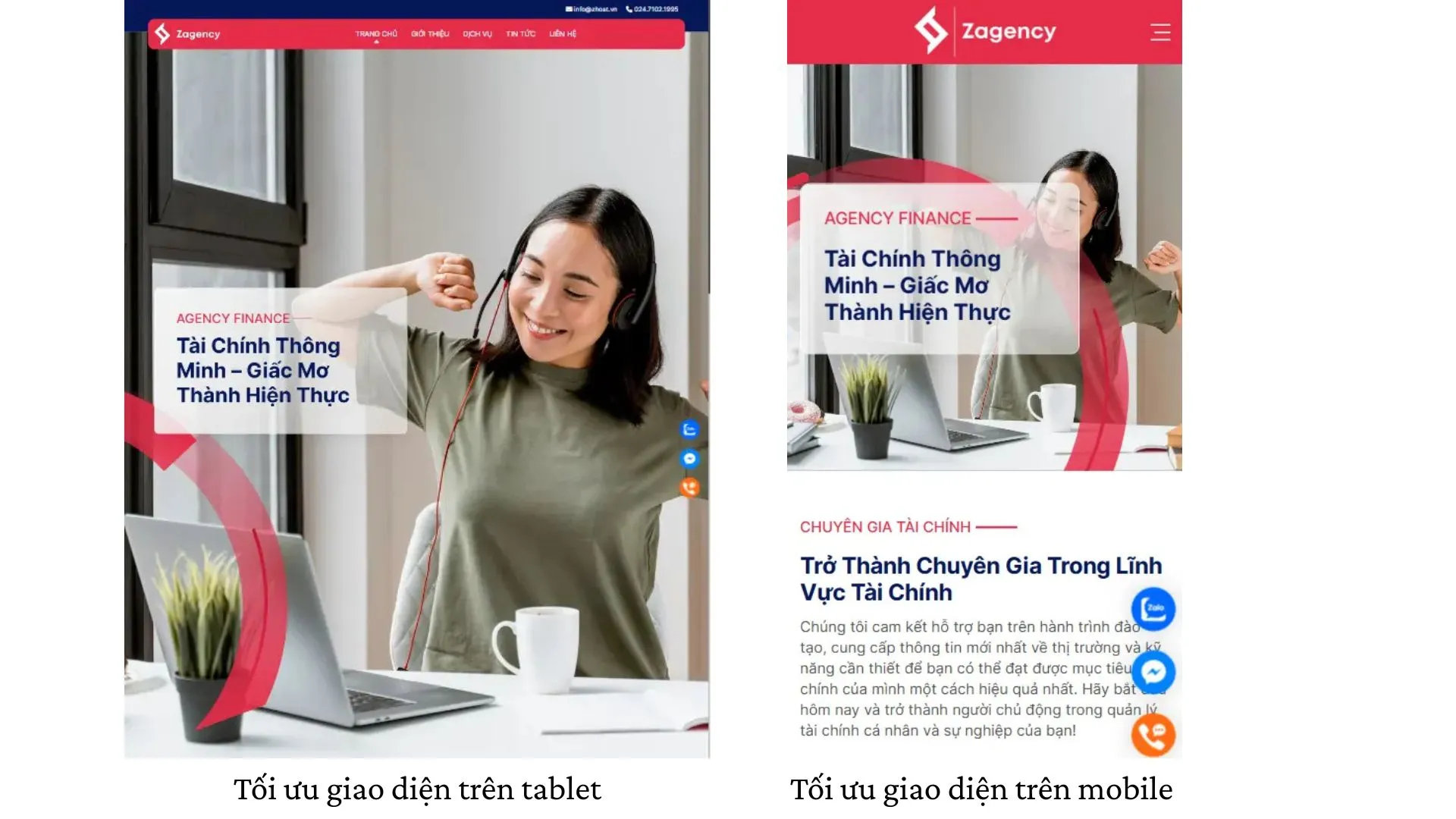 Tối ưu giao diện chuẩn responsive