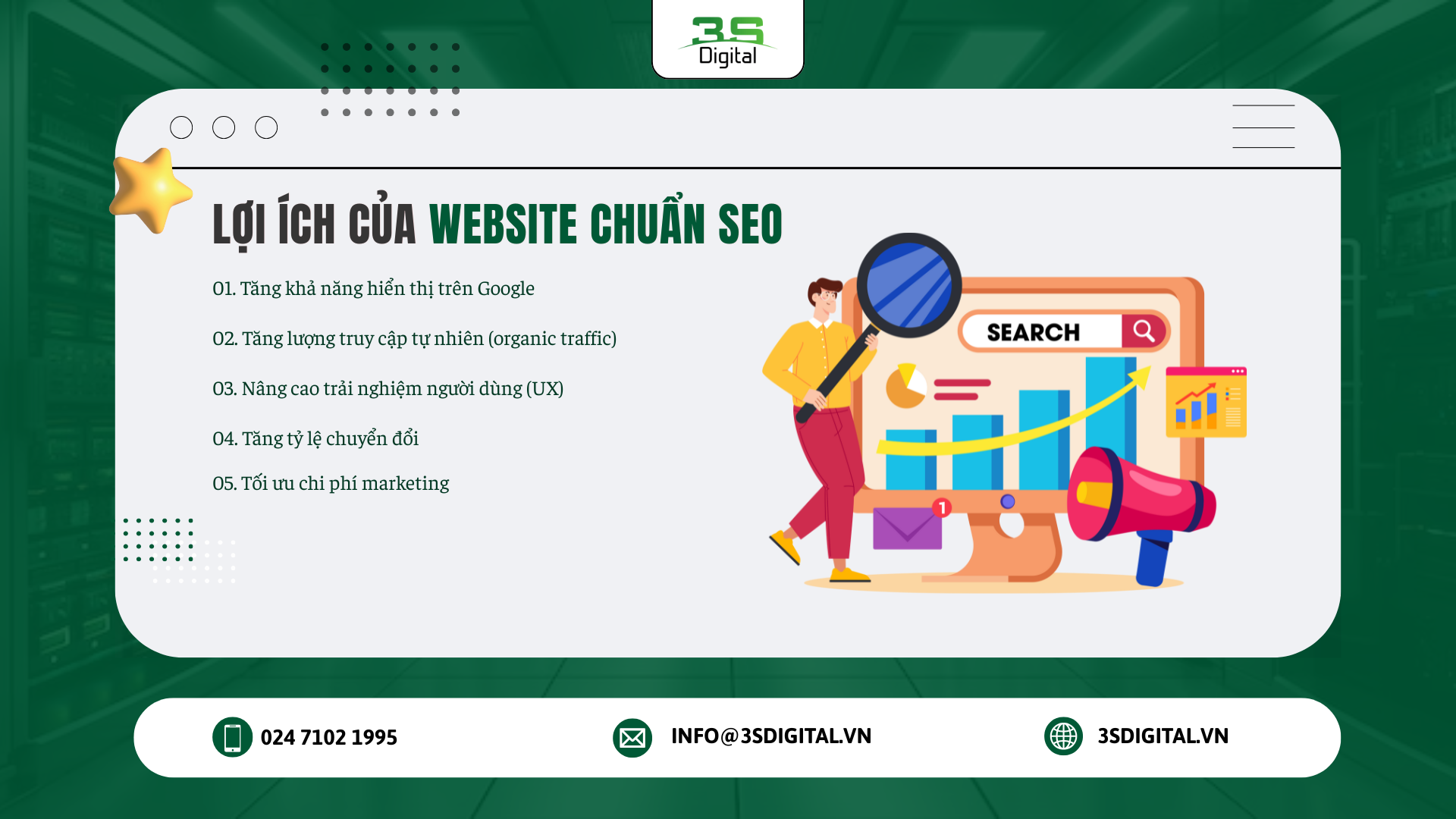 Lợi ích của website chuẩn SEO
