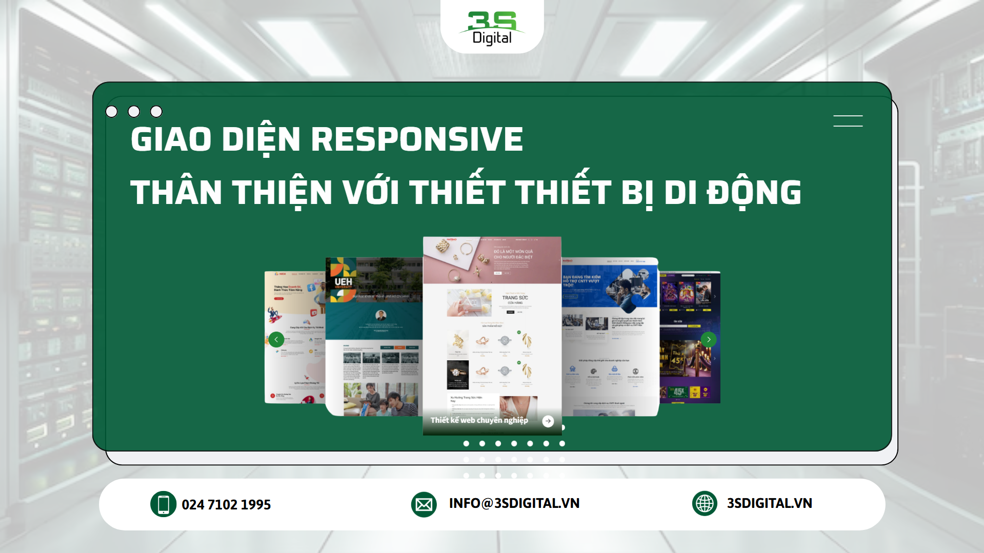 Giao diện Responsive - Thân thiện với thiết thiết bị di động
