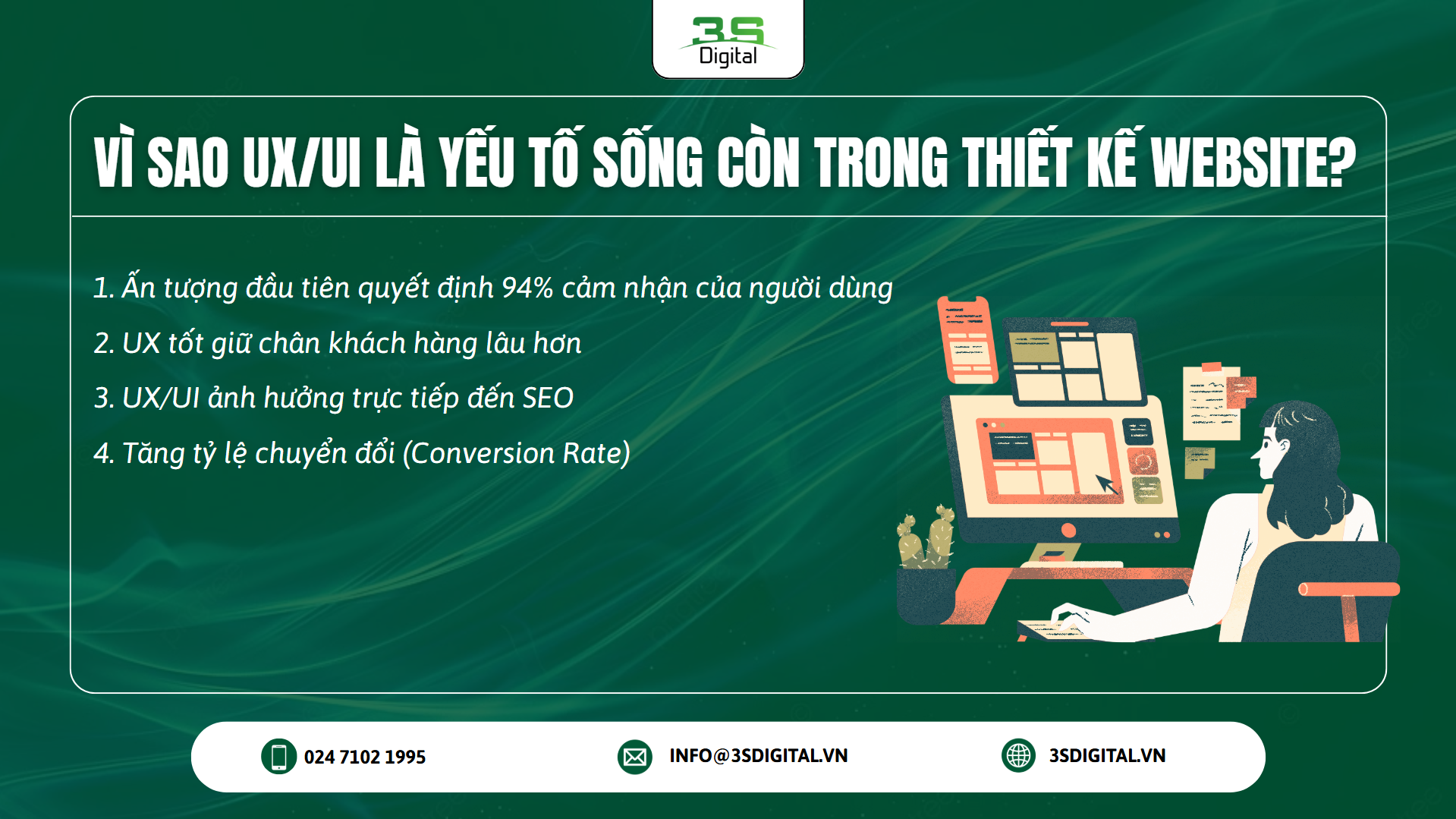 Vì sao UX/UI là yếu tố sống còn trong thiết kế website?