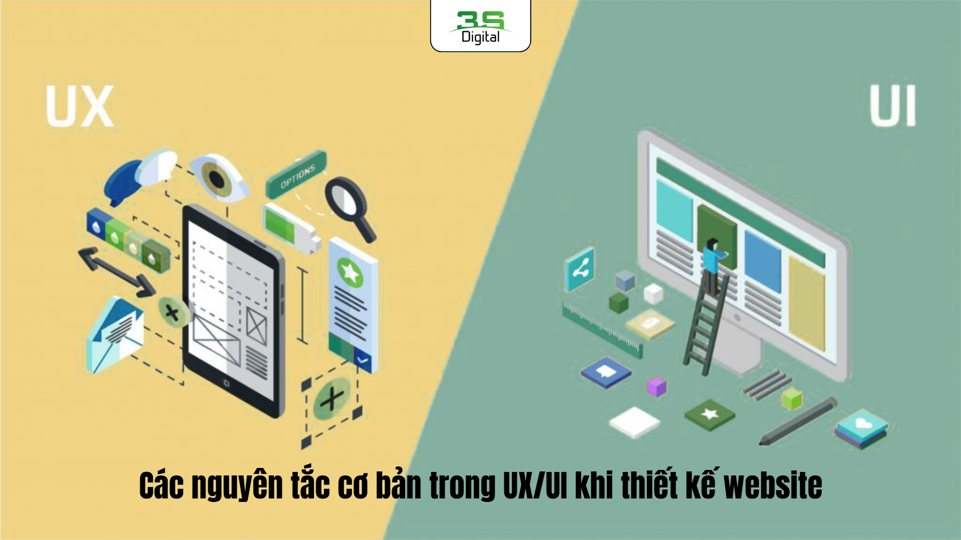 Các nguyên tắc cơ bản trong UX/UI khi thiết kế website